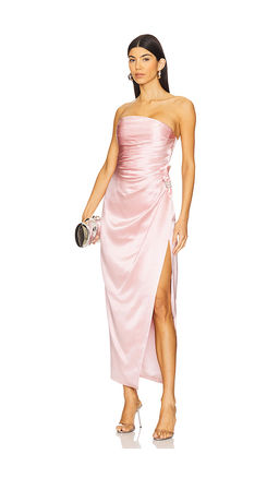 Nana Jacqueline - Emilia Satin Dress