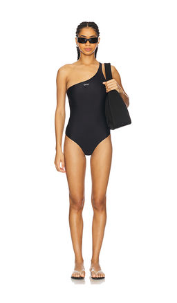 Off-White - Off Stamp One Shoulder Swimsuit