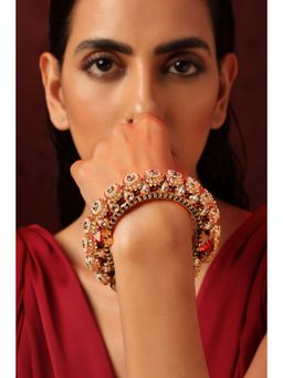 SWABHIMANN - Prerna Multicolor Jadau Kundan Kada