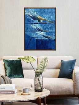 The Art House - Abstract Painting Multicolor (40X30 Inches)