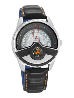 Fastrack - Black Leather Watch -3204KL01