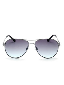 Bebe - Green Lens Aviator Sunglass Full Rim Metallic Frame With Gradient