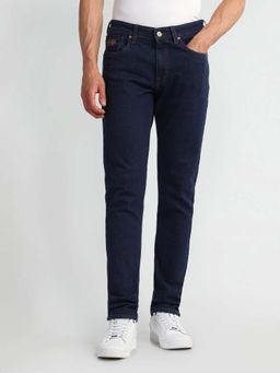 U.S. Polo Assn. Denim Co. - Cotton/Elastane Solid/Plain Slim Fit Jeans