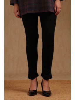 Soch - Womens Black Acrylic Solid Jeggings