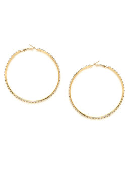 Twenty Dresses by Nykaa Fashion - Hooped In Bling Earrings