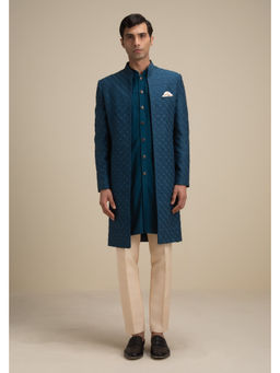 Philocaly - Charminar Regular Fit Embroidered Jacket And Kurta With Pant