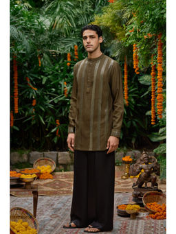 Philocaly - Sitara Slim Fit Embellished/Sequined Kurta With Pant