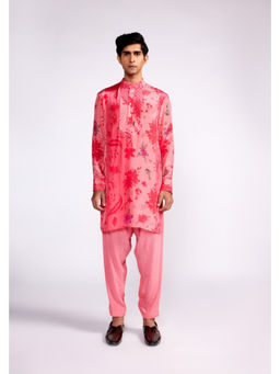 ISHA GUPTA TAYAL - Pink Printed Kurta