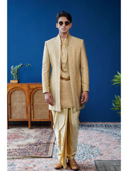 Philocaly - Tejav Slim Fit Embroidered Kurta With Pant