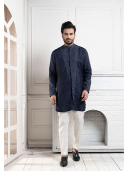 SMRITI - Navy Blue Deep Sapphire Kurta and Pant