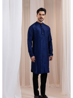 SMRITI - Navy Blue Stellar Dusk Kurta and Pant