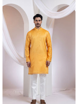 SMRITI - Mustard Etched Dusk Kurta and Pant