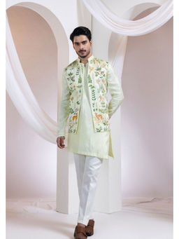 SMRITI - Cream Forest Whim Kurta and Pant
