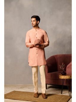 Philocaly - Kesar Slim Fit Solid Kurta With Pant