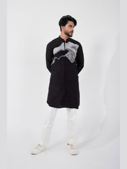 SMRITI - Black Noir Eclipse Kurta and Pant