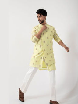 SMRITI - Yellow Pop Sorbet Kurta and Pant
