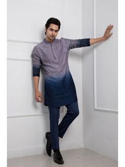 SMRITI - Grey Azure Frost Kurta and Pant