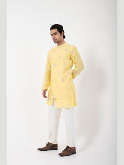 SMRITI - Yellow Monkey Menace Kurta and Pant