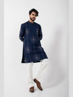 SMRITI - Abyssal Blue Kurta and Pant