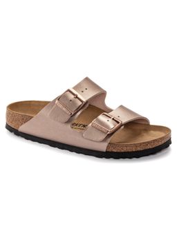 Birkenstock - Arizona Copper Narrow Width Women Two-Strap Flats