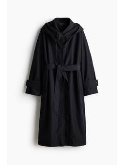 H&M - Women Black Raincoat with Stormmove