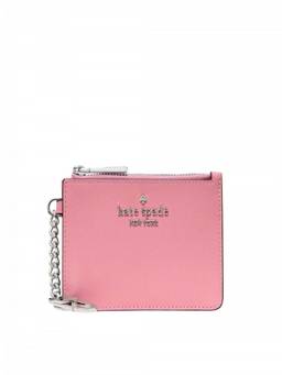 Kate Spade - Pink Key Ring Logo Card Holder