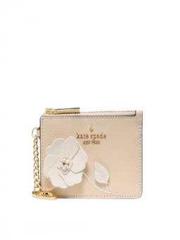 Kate Spade - Beige Floral Card Holder