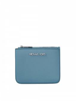Michael Kors - Blue Jet Set Textured Card Holder