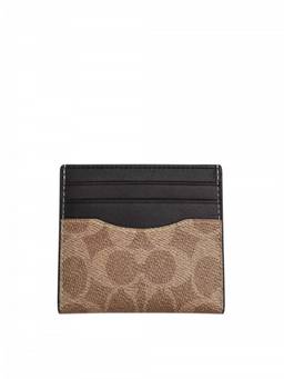 Coach - Khaki Logo Card Holder