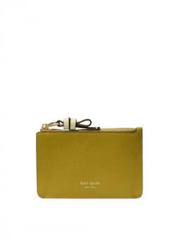 Kate Spade - Green Loop Zip Card Holder