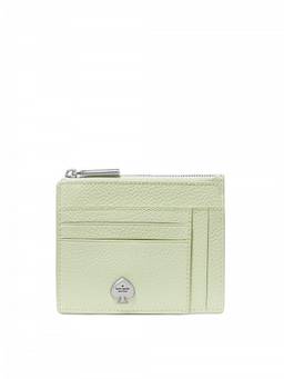 Kate Spade - Light Green Textured Logo Card Holder