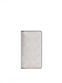 Coach - White Signature Card Holder