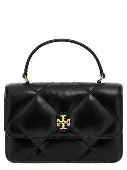 TORY BURCH - Black Kira Diamond Quilt Crossbody Bag