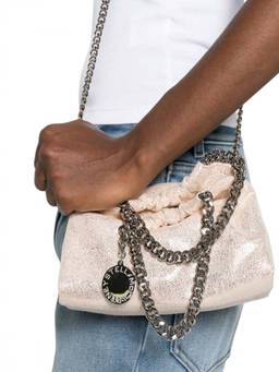 Stella McCartney - Light Pink Falabella Mini Bucket Bag
