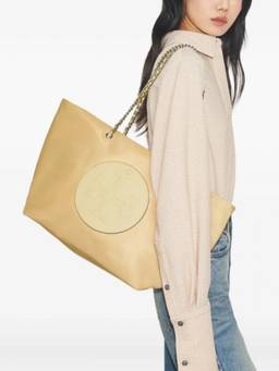 TORY BURCH - Beige Ella Large Tote Bag
