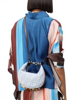 Fendi - Light Blue FF Mini Crossbody Bag