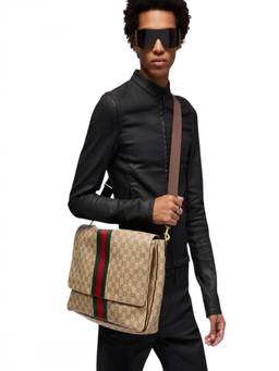 Gucci - Beige GG Medium Crossbody Bag