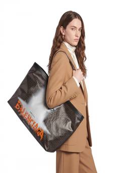 Balenciaga - Black Select Large Tote Bag with Zip Pouch