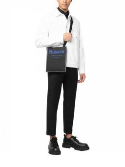 Alexander McQueen - Black Logo Medium Crossbody Bag