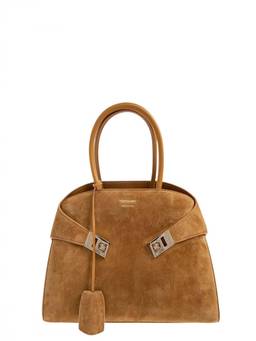 Ferragamo - Brown Hug Small Satchel Bag with Charms