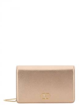 Valentino Garavani - Golden Vlogo Small Crossbody Bag