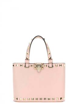 Valentino Garavani - Light Pink Rockstud Mini Satchel Bag