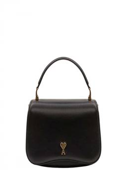 AMI Paris - Black Logo Mini Satchel Bag
