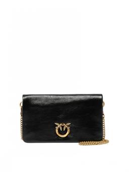 Pinko - Black Love Click Soft Crossbody Bag