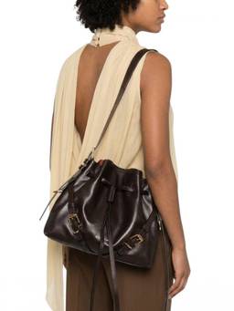 Givenchy - Brown Voyou Small Bucket Bag