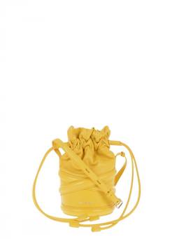 Alexander McQueen - Yellow Curve Mini Bucket Bag