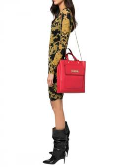 Love Moschino - Red Logo Large Tote Bag