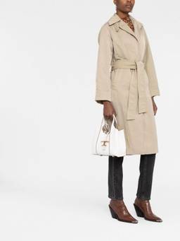 TOD'S - White Timeless Mini Tote Bag with Charms