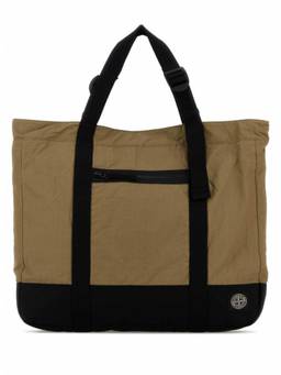 Stone Island - Khaki Logo Handbag