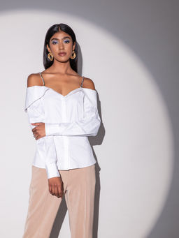 RSVP by Nykaa Fashion - Nikhil Thampi White Comfort For My Soul Top